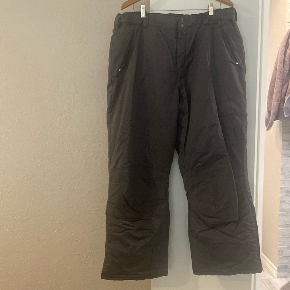 AQ Arctic Quest Mens Water Resistant Insulated Ski Snow Pants
